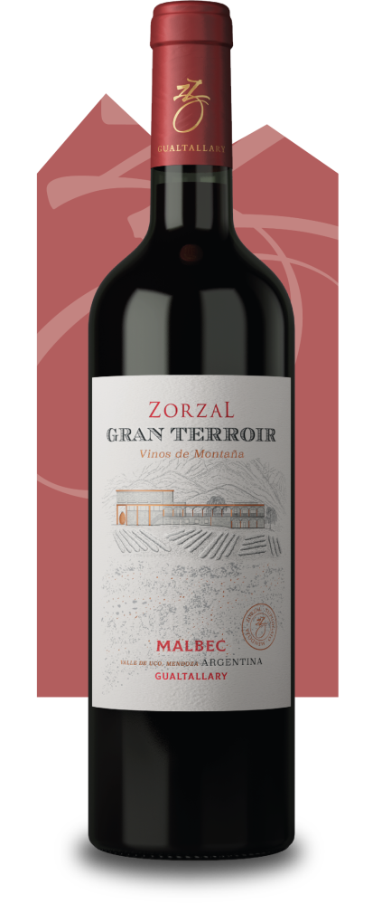 wine bottle of Gran Terroir Malbec