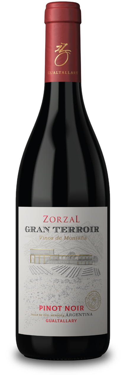 wine bottle of Gran Terroir Pinot Noir
