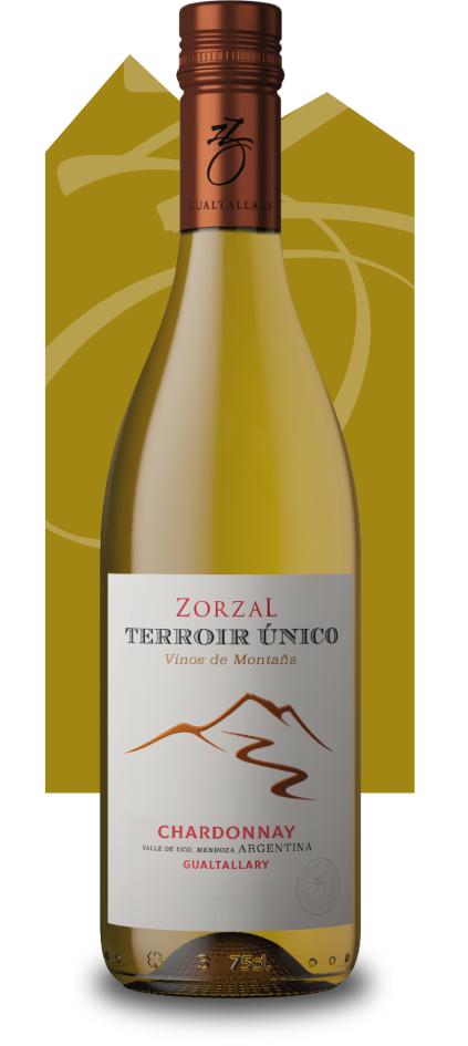 wine bottle of Terroir Unico Chardonnay