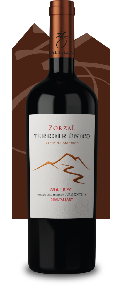 wine bottle of Terroir Unico Malbec